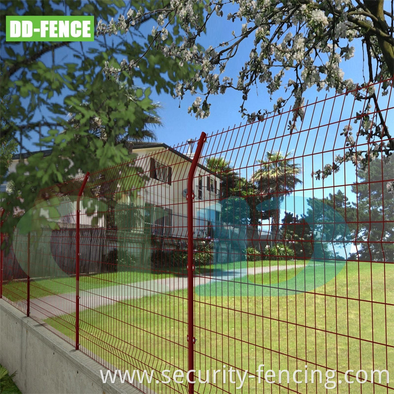 Welded Edge Double Wire Fence Panel Wire Mesh Fence for Highway